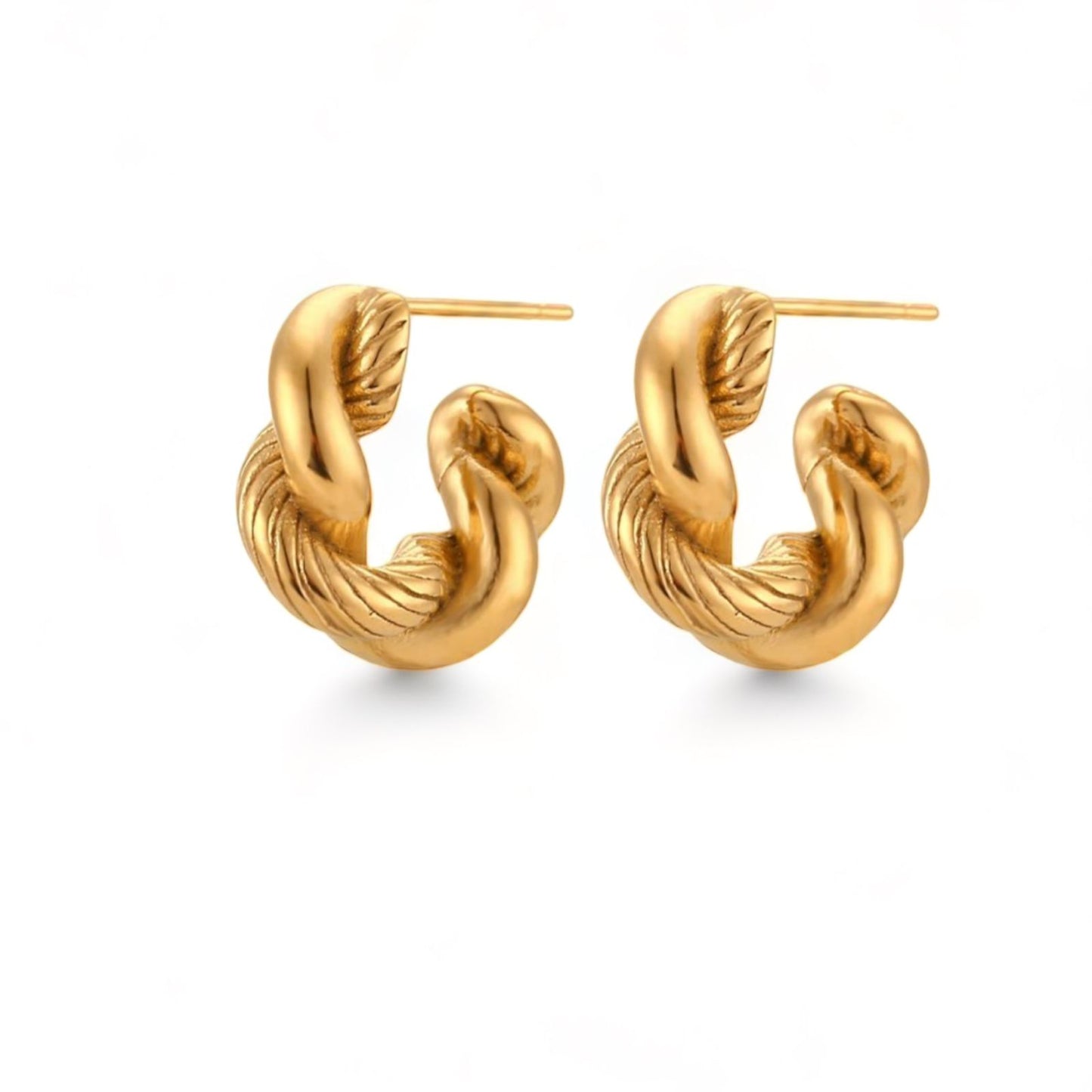 Aretes Chunky Twisted mini